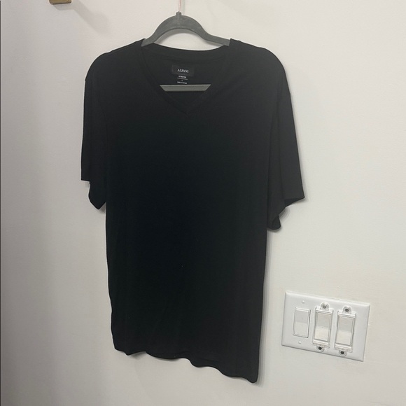Alfani Men's Classic Black V-Neck Tee - Picture 1 of 1